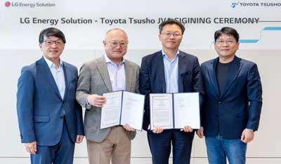 LG Energy/Toyota Tsusho in jv for battery recycling in US LG Energy/Toyota Tsusho in jv for battery recycling in US