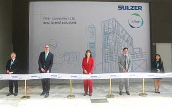 Sulzer opens tech centre in Singapore