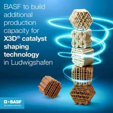 BASF to build capacity for catalyst shaping technology in Germany