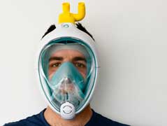 Covid-19: Mercedes F1/UCL build new breathing aid; Italian company fashions ventilator masks from snorkelsa