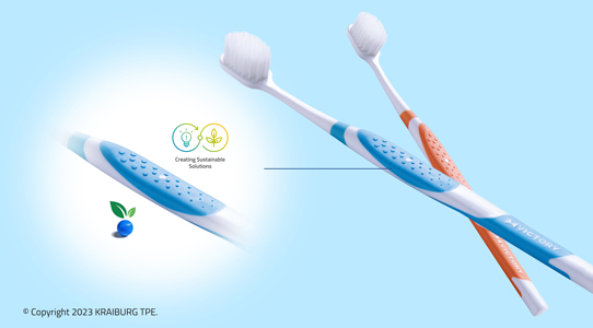 KRAIBURG TPE’s sustainable TPE gets a grip on the Victory toothbrush