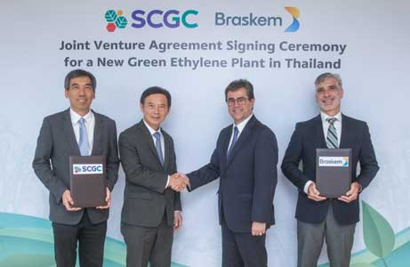 Braskem and SCG Chemicals join forces for biobased ethylene in Thailand