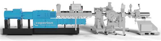 The ZSK twin-screw extruder is the heart of a plastics recycling line