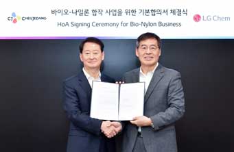 LG Chem/CJ CheilJedang join hands for bio-nylon business