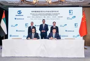 Borouge, Adnoc, Borealis, Wanhua to build polyolefins plant in China