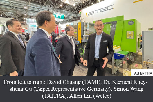 K2025: Taiwanese firms, supported by trade sector, showcase technologies