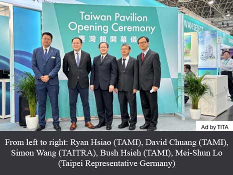 K2025: Taiwanese firms, supported by trade sector, showcase technologies