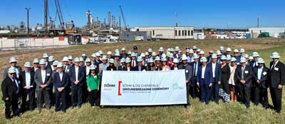 Röhm/OQ Chemicals break ground on MMA plant in US