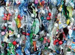 Majority of plastics are made from chemicals and nonrenewable resources