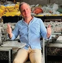 François Lesage, founder/CEO of The Plastic Flamingo (The PLAF)
