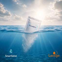 Lactips/SmartSolve partner for plastic-free packaging